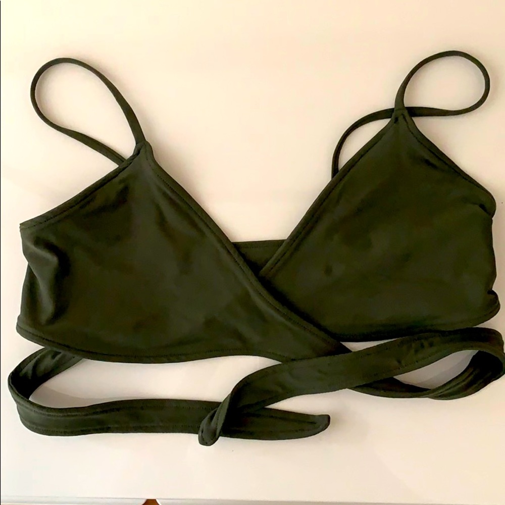 LSpace wrap bikini top
